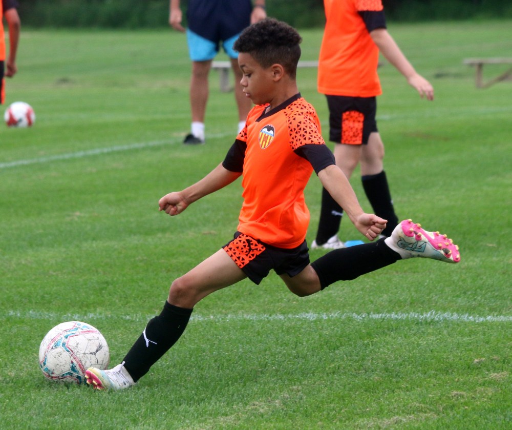Camp attendees not only got coaching from top-tier Spanish coaches, but also got a Valencia CF kit as part of the camp. (Cassidy Dankochik The Carillon)