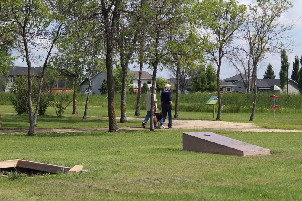 CHRIS GAREAU THE CARILLON
New cornhole holes are placed in St Pierre's Parc Carillon. Trees will also be added along the walking path.