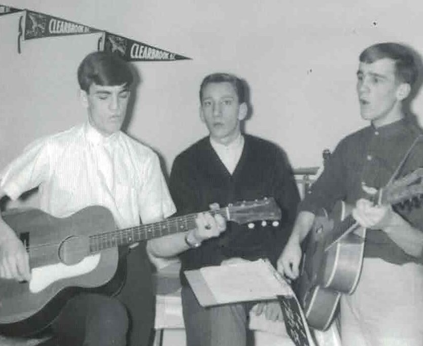 My brothers, Ed and Vern, making music with their friend James.