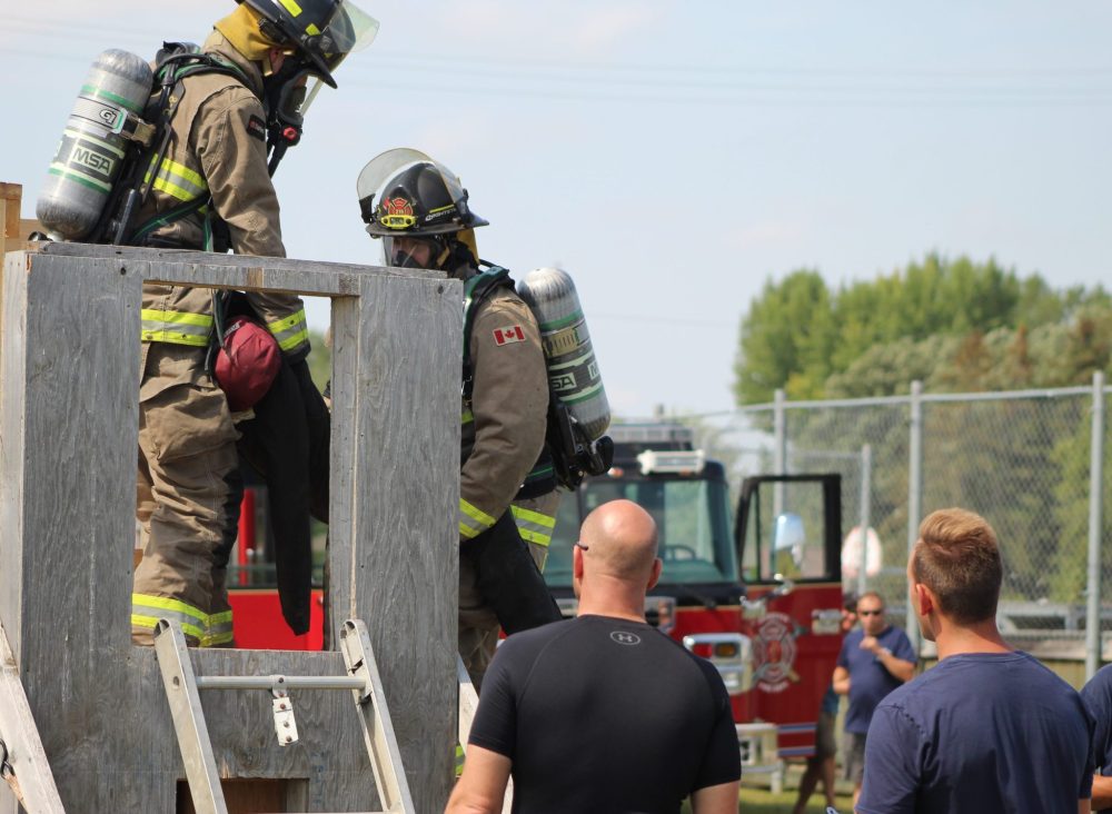 CHRIS GAREAU THE CARILLON
Cornerstone Firefighter Challenge at Kleefeld Honey Festival.