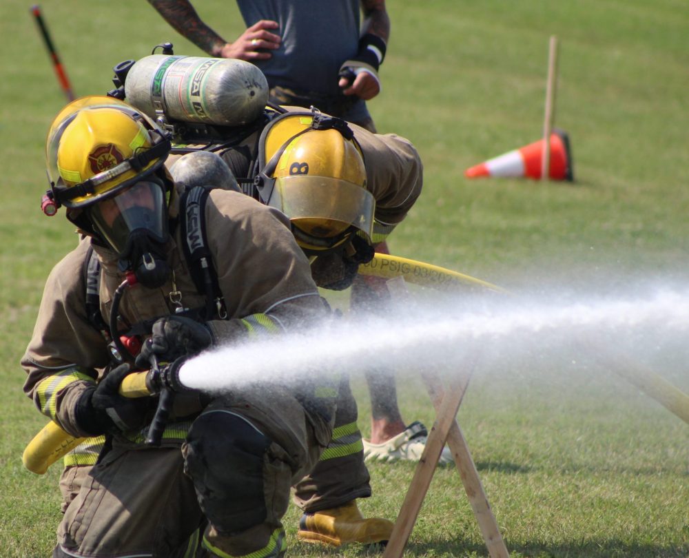 CHRIS GAREAU THE CARILLON
Cornerstone Firefighter Challenge at Kleefeld Honey Festival.