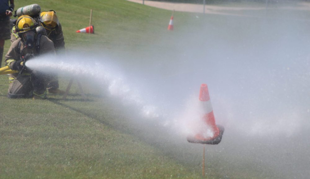 CHRIS GAREAU THE CARILLON
Cornerstone Firefighter Challenge at Kleefeld Honey Festival.