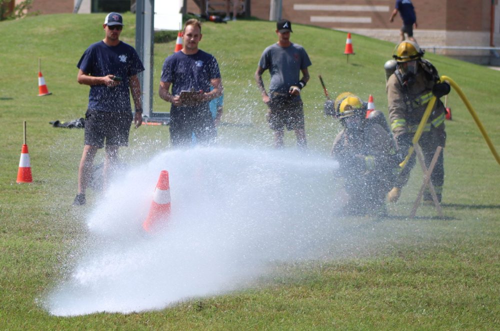CHRIS GAREAU THE CARILLON
Cornerstone Firefighter Challenge at Kleefeld Honey Festival.