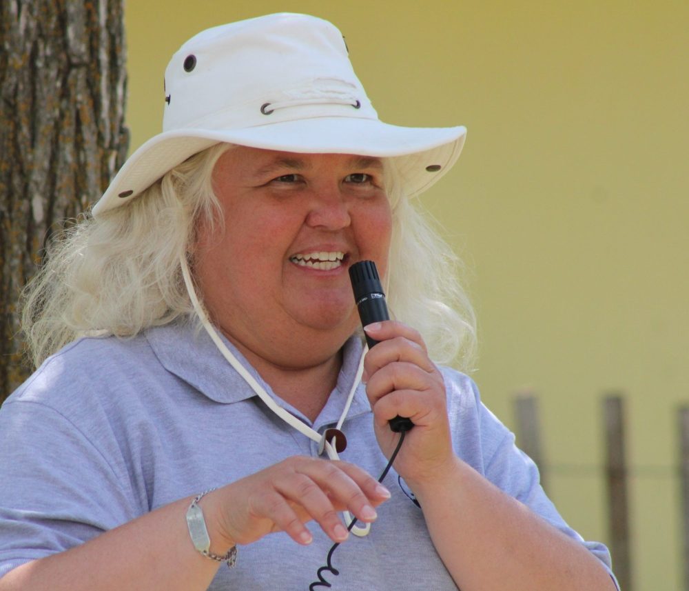 GREG VANDERMEULEN THE CARILLON
Manitoba Wildlife’s Christie Borkowsky hosted the annual event.