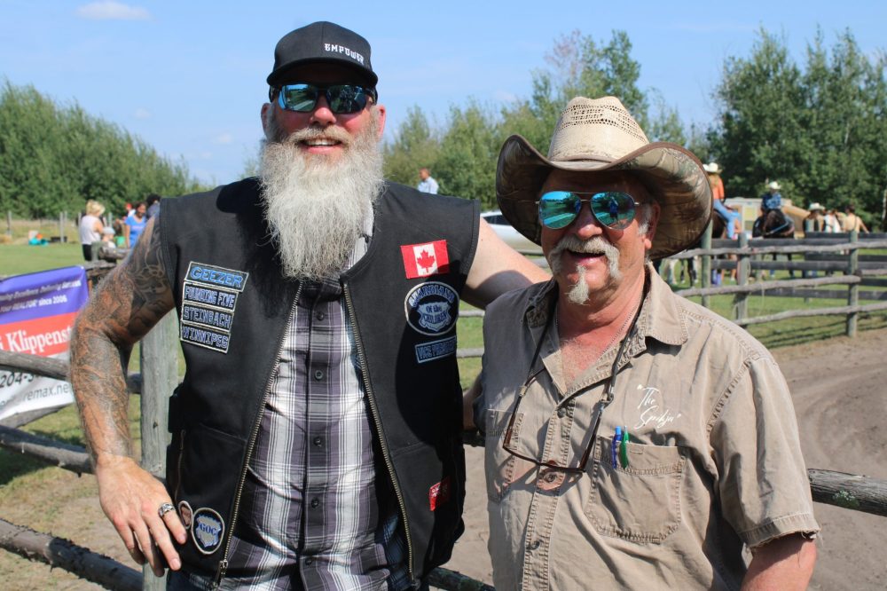 GREG VANDERMEULEN THE CARILLON
Geezer, representing the Guardians of the Children and Wayne Fuchs of Sundown Gymkhana were excited about their partnership at the Aug. 24 to Aug. 25 event.