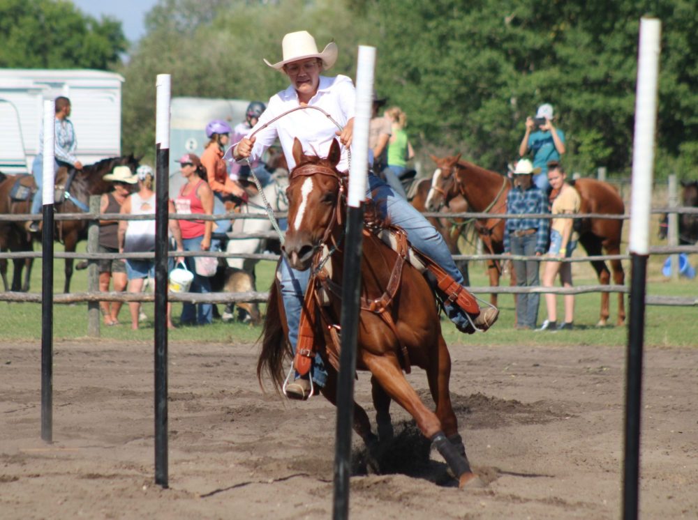 GREG VANDERMEULEN THE CARILLON
Pansy area rider Ester Abrams rides Rita through the poles.
