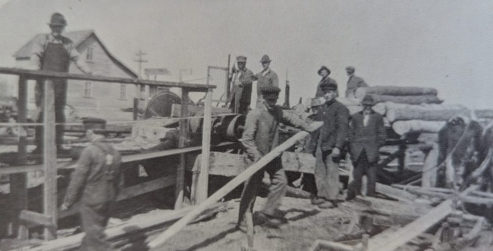 Courtesy of Reflections on our Heritage
C. T. Loewen Sawmill c. 1925.