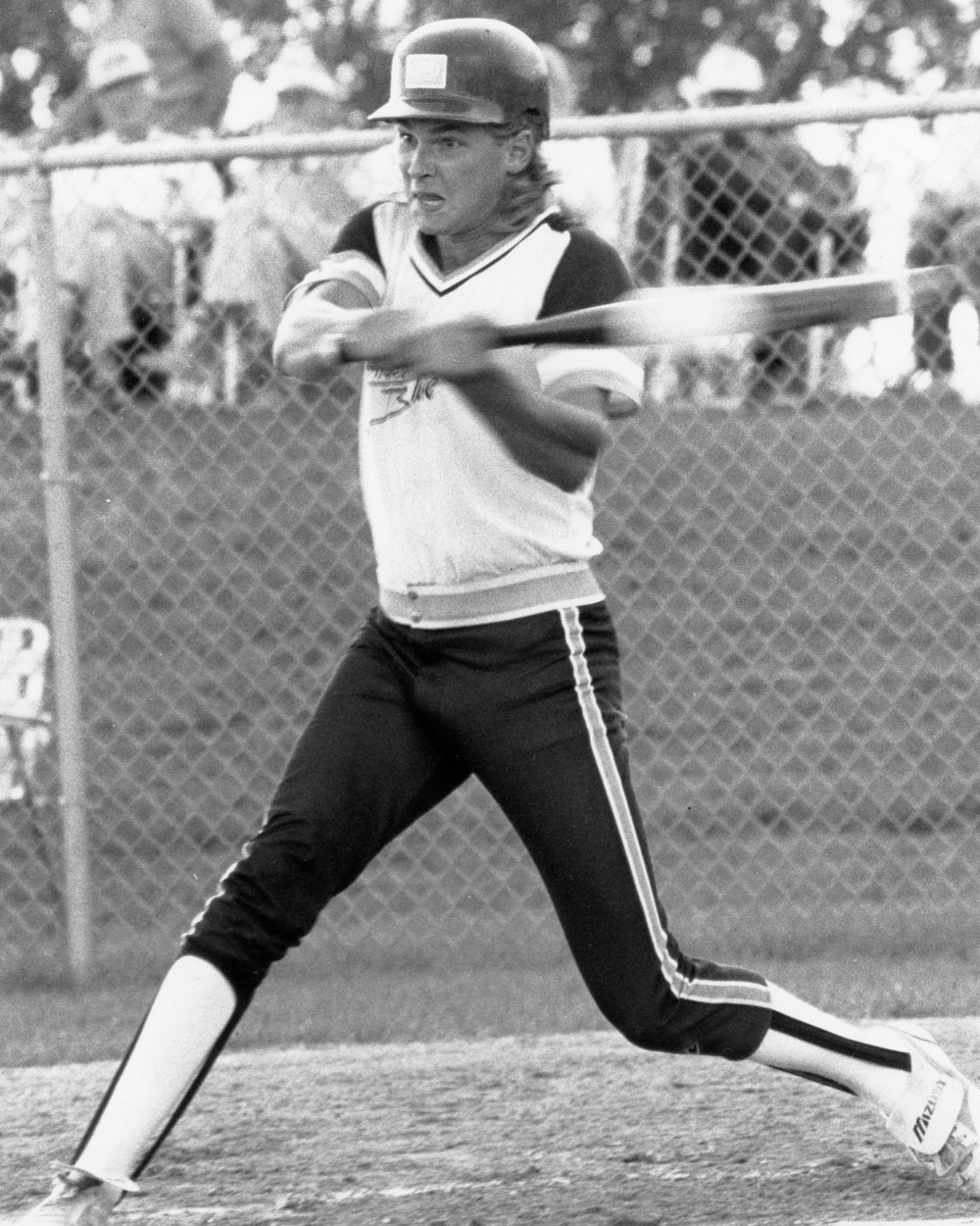 Electric Blue third baseman Russ Koop led all hitters in the Hanover Fastball playoffs with a lofty .522 average, to lead his team to the championship in their first year in the league. (Carillon Archvies)