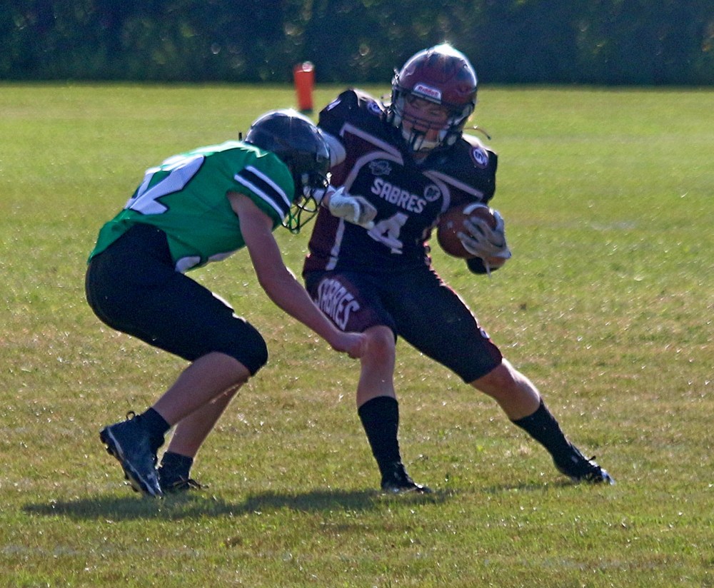 Springfield defeated Murdoch MacKay in Oakbank 35-0 to open their Winnipeg High School Football League schedule Sept. 6. (Cassidy Dankochik The Carillon)