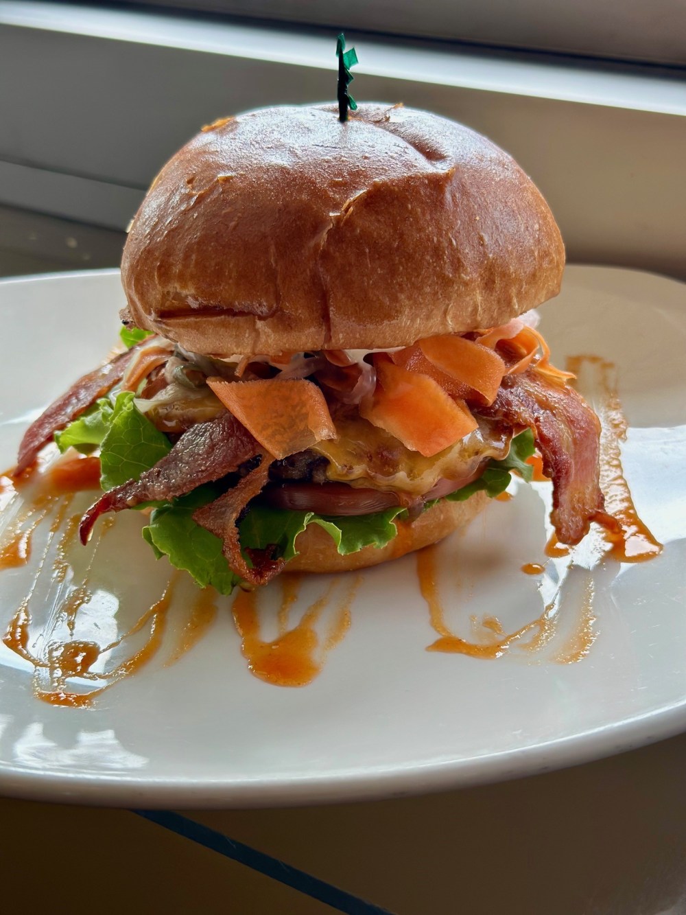 Chicken Chef - Honey Sriracha Lime Burger.