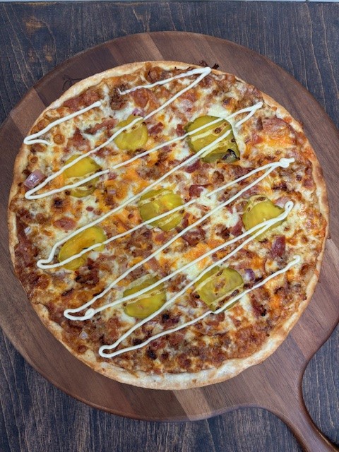 Niakwa Pizza - Burger Pizza.