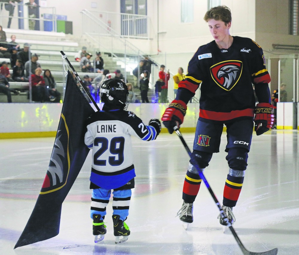 Niverville coaches expect Avery Laliberte to take a massive step forward this year after the Lorette defender earned an NCAA division one commitment. (Cassidy Dankochik The Carillon)