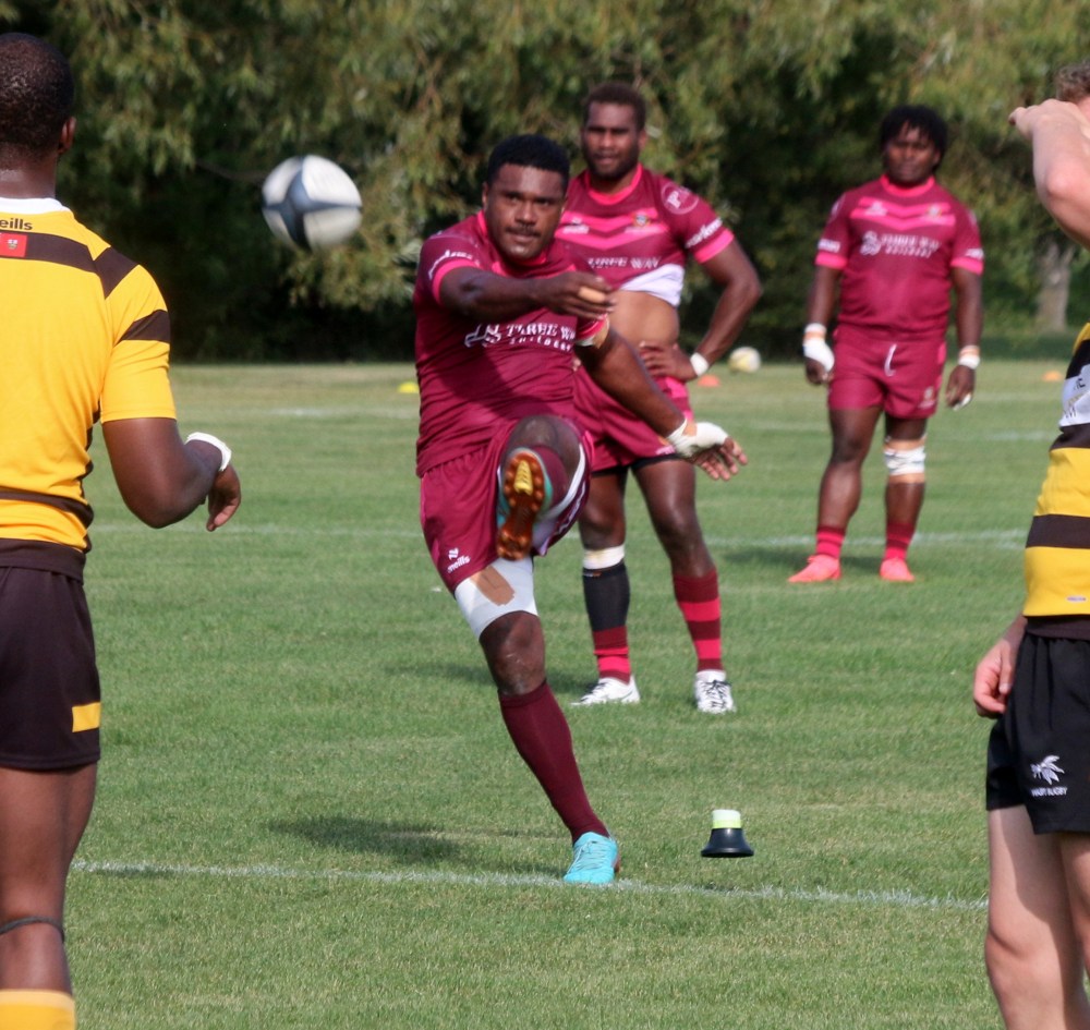 The Eastman Warriors advanced to the Manitoba Rugby Premier Division finals after defeating the Winnipeg Wasps 45-5 inside A.D. Penner Park Sept. 7. (Cassidy Dankochik The Carillon)