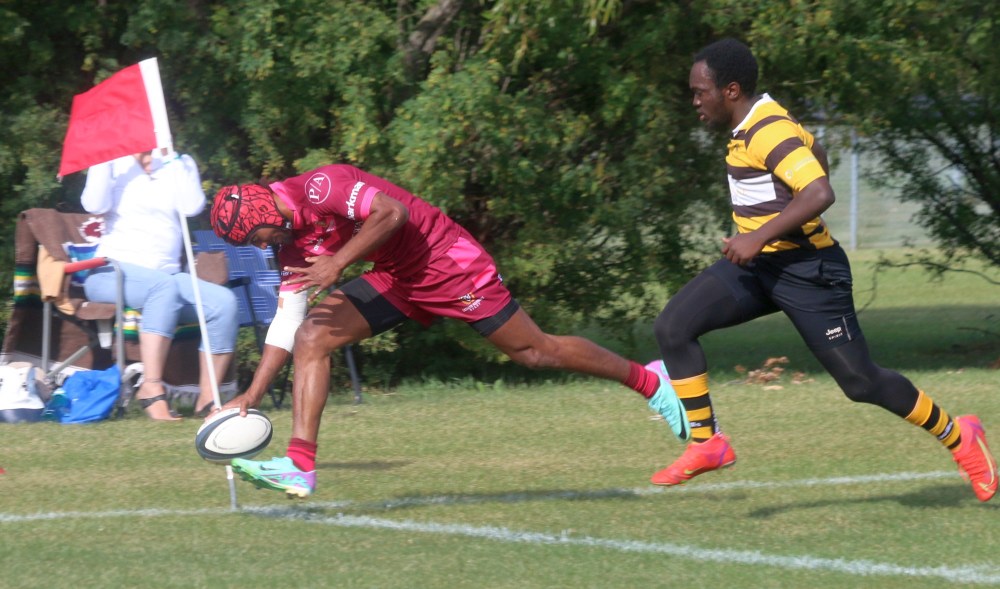 The Eastman Warriors advanced to the Manitoba Rugby Premier Division finals after defeating the Winnipeg Wasps 45-5 inside A.D. Penner Park Sept. 7. (Cassidy Dankochik The Carillon)