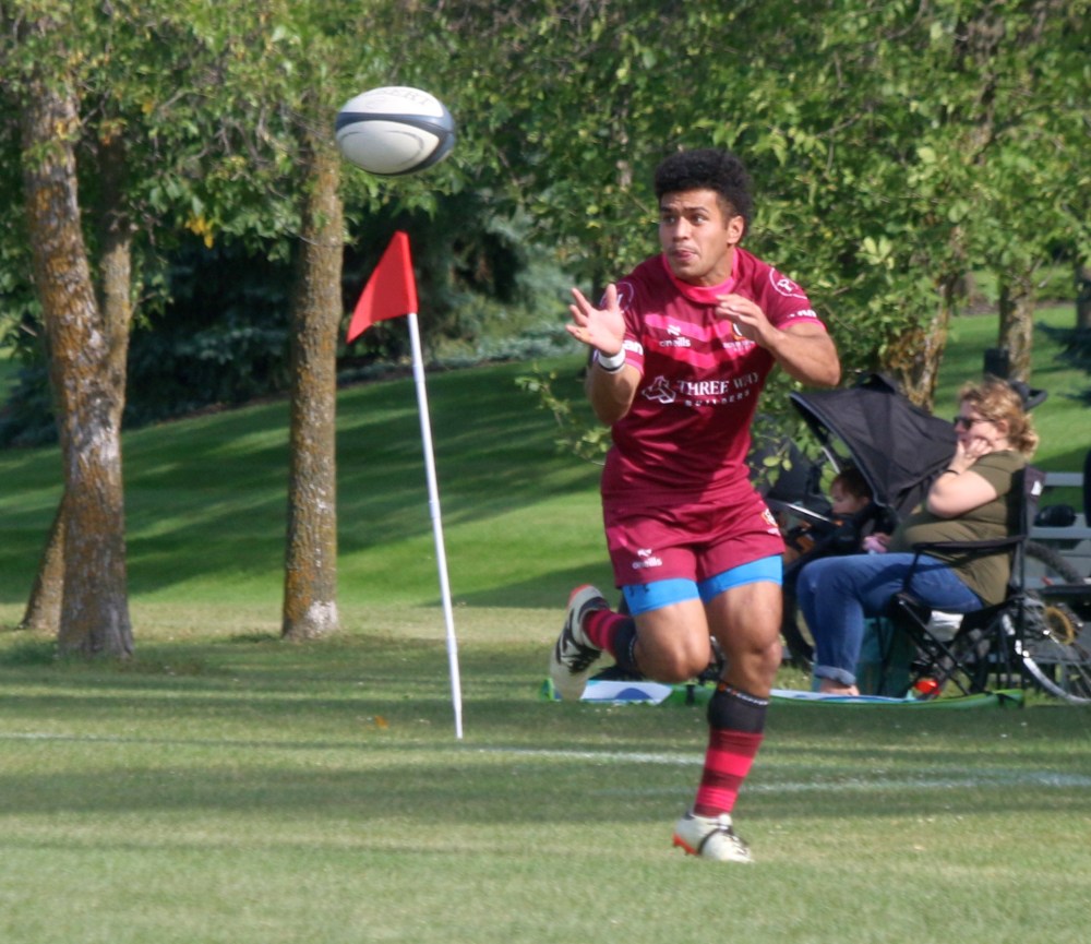 The Eastman Warriors advanced to the Manitoba Rugby Premier Division finals after defeating the Winnipeg Wasps 45-5 inside A.D. Penner Park Sept. 7. (Cassidy Dankochik The Carillon)