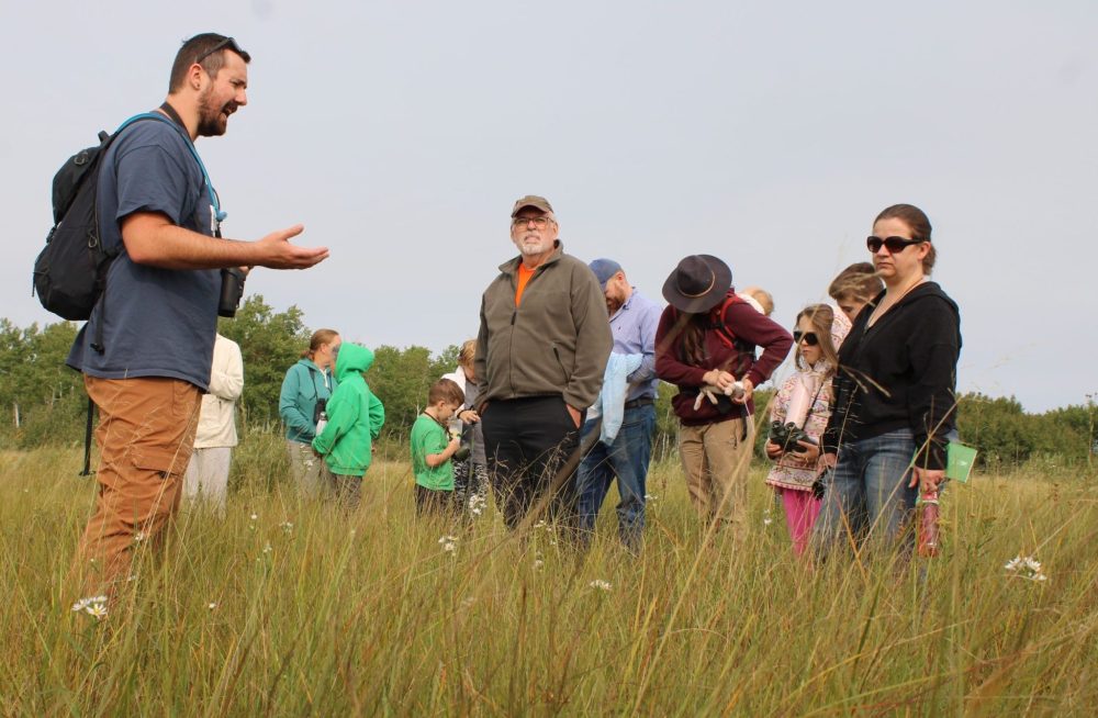 GREG VANDERMEULEN THE CARILLON
Norm Gregoire shares his knowledge on Sept. 7 during a monthly scheduled hike.
