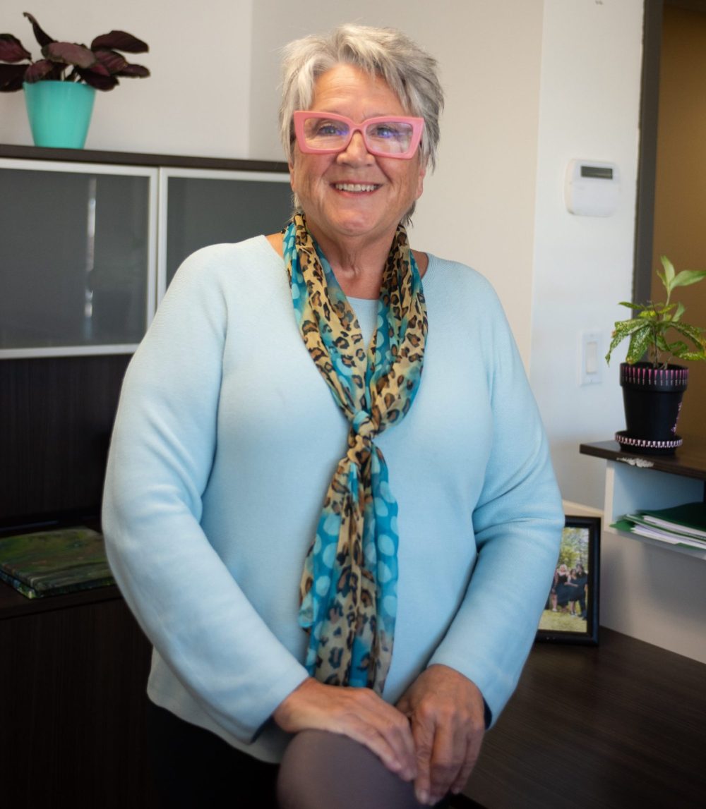 Southeast Cancer Support Services executive director Cindi Rempel Patrick stands in the organization's new office at 215-98 Brandt Street in Steinbach. The organization has launched its five-year campaign to raise $400,000.