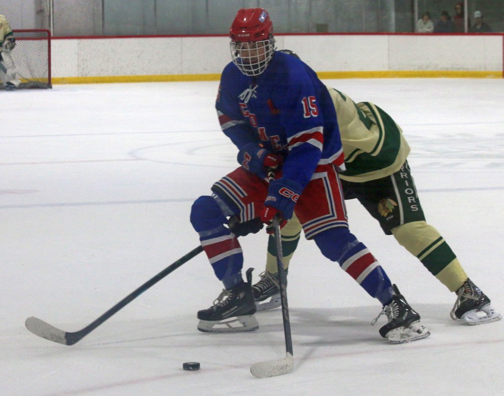 St Malo lost to Beausejour 4-2 in CRJHL action Oct. 19. (Cassidy Dankochik The Carillon)