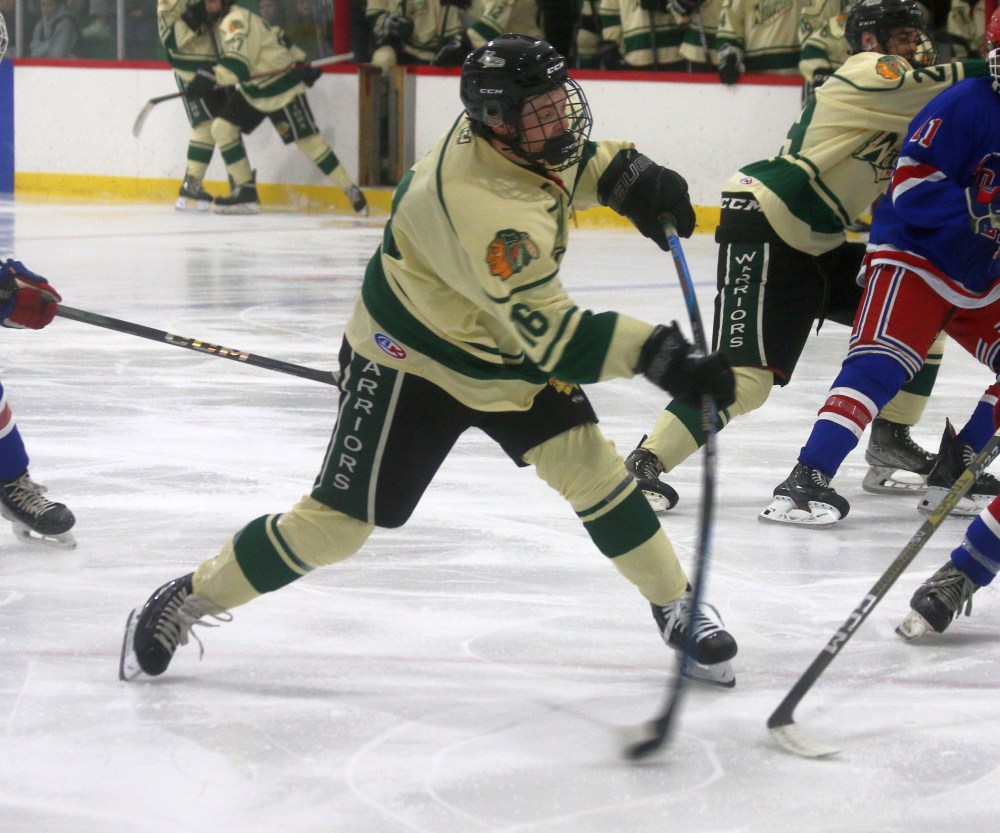 St Malo lost to Beausejour 4-2 in CRJHL action Oct. 19. (Cassidy Dankochik The Carillon)