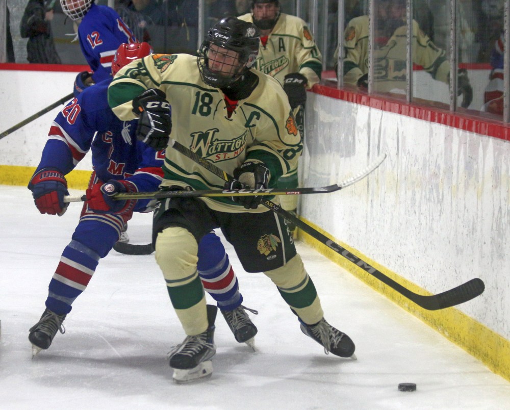 St Malo lost to Beausejour 4-2 in CRJHL action Oct. 19. (Cassidy Dankochik The Carillon)