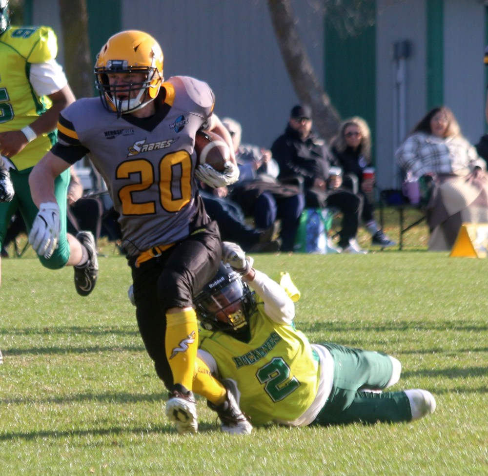 The SRSS junior varsity football team dropped their first game of the year when they hosted Miles Mac Oct. 15. (Cassidy Dankochik The Carillon)