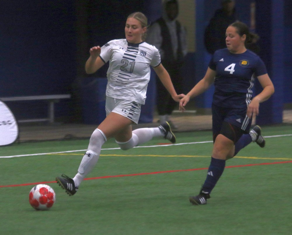Providence dropped the MCAC women's soccer final 2-1 to Brandon University. (Cassidy Dankochik The Carillon)