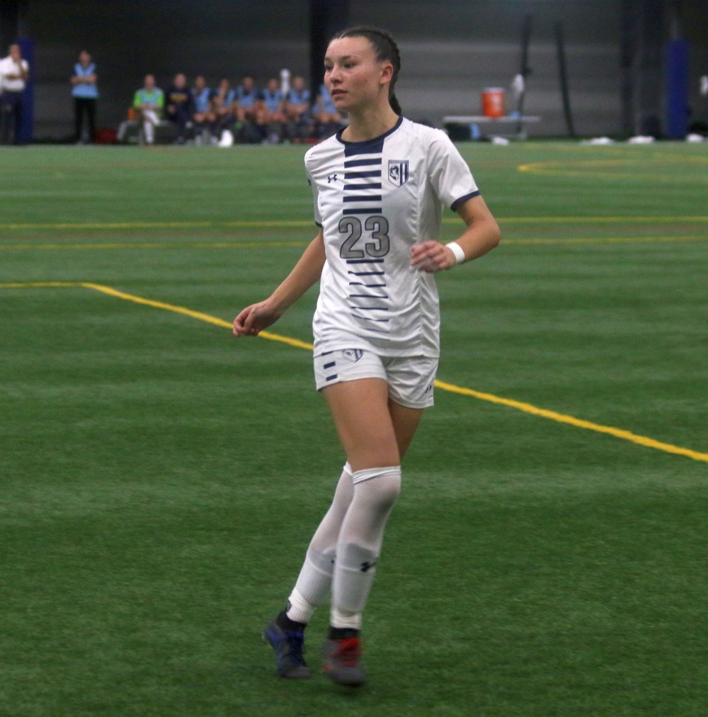 Providence dropped the MCAC women's soccer final 2-1 to Brandon University. (Cassidy Dankochik The Carillon)