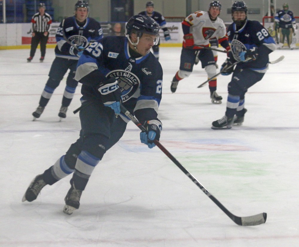 Steinbach defeated Niverville 2-0 in MJHL action Oct. 23. (Cassidy Dankochik The Carillon)