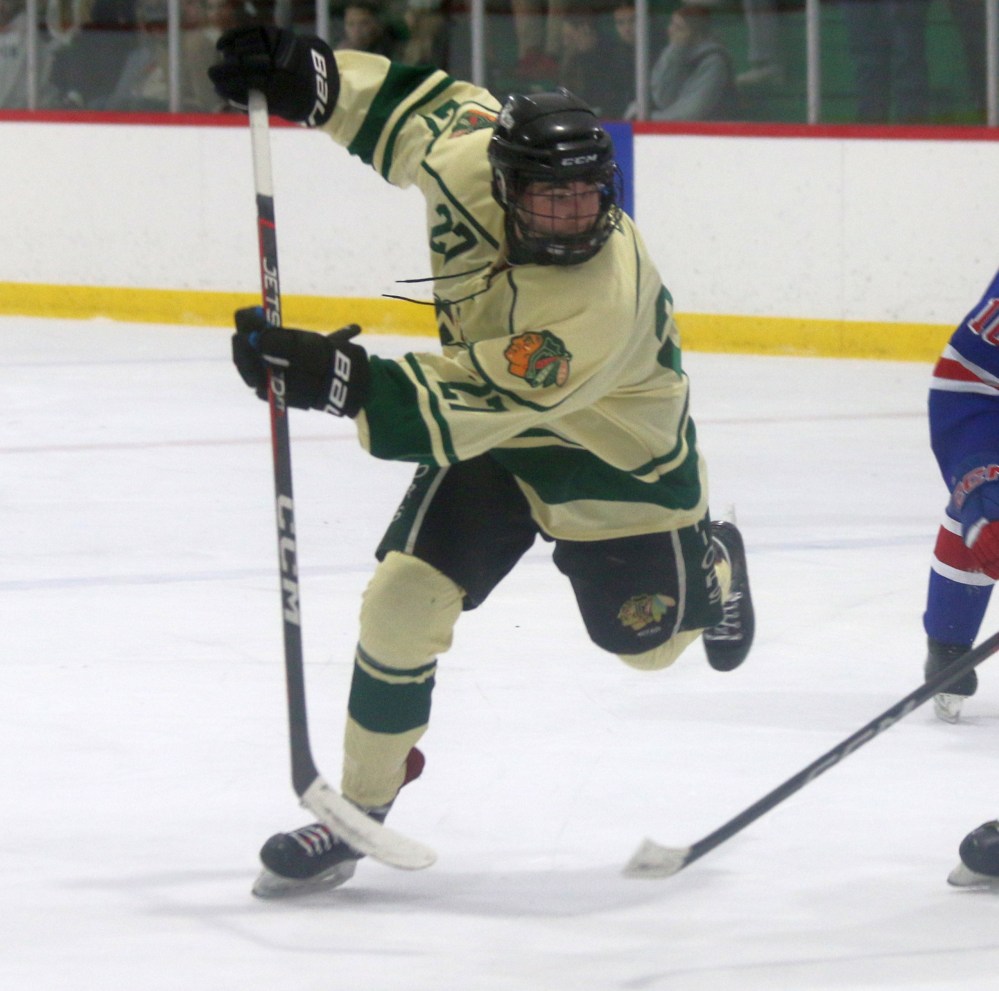 St Malo lost to Beausejour 4-2 in CRJHL action Oct. 19. (Cassidy Dankochik The Carillon)