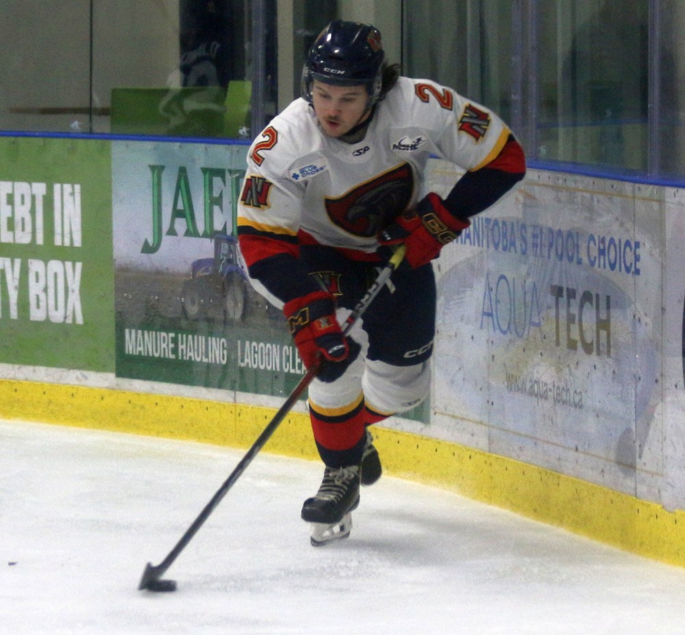 Steinbach defeated Niverville 2-0 in MJHL action Oct. 23. (Cassidy Dankochik The Carillon)