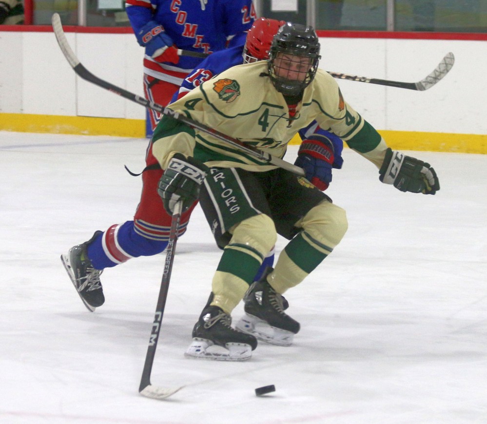 St Malo lost to Beausejour 4-2 in CRJHL action Oct. 19. (Cassidy Dankochik The Carillon)