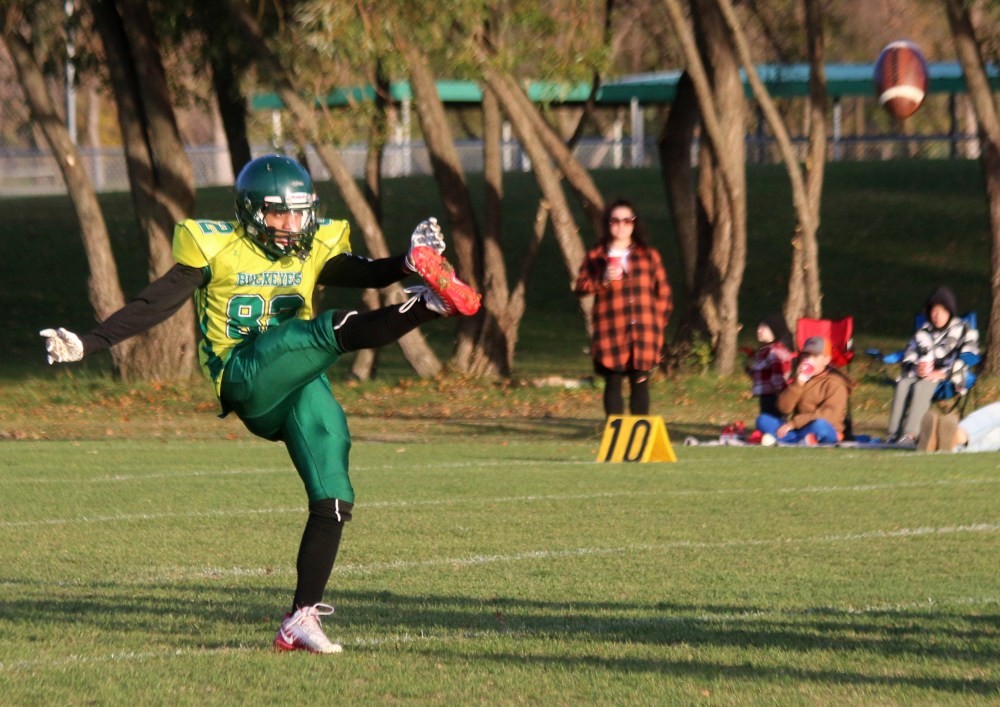 The SRSS junior varsity football team dropped their first game of the year when they hosted Miles Mac Oct. 15. (Cassidy Dankochik The Carillon)