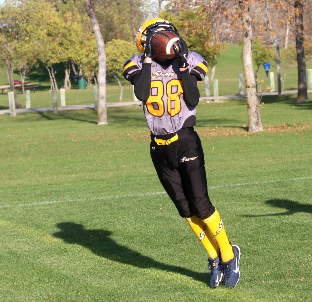 The SRSS junior varsity football team dropped their first game of the year when they hosted Miles Mac Oct. 15. (Cassidy Dankochik The Carillon)