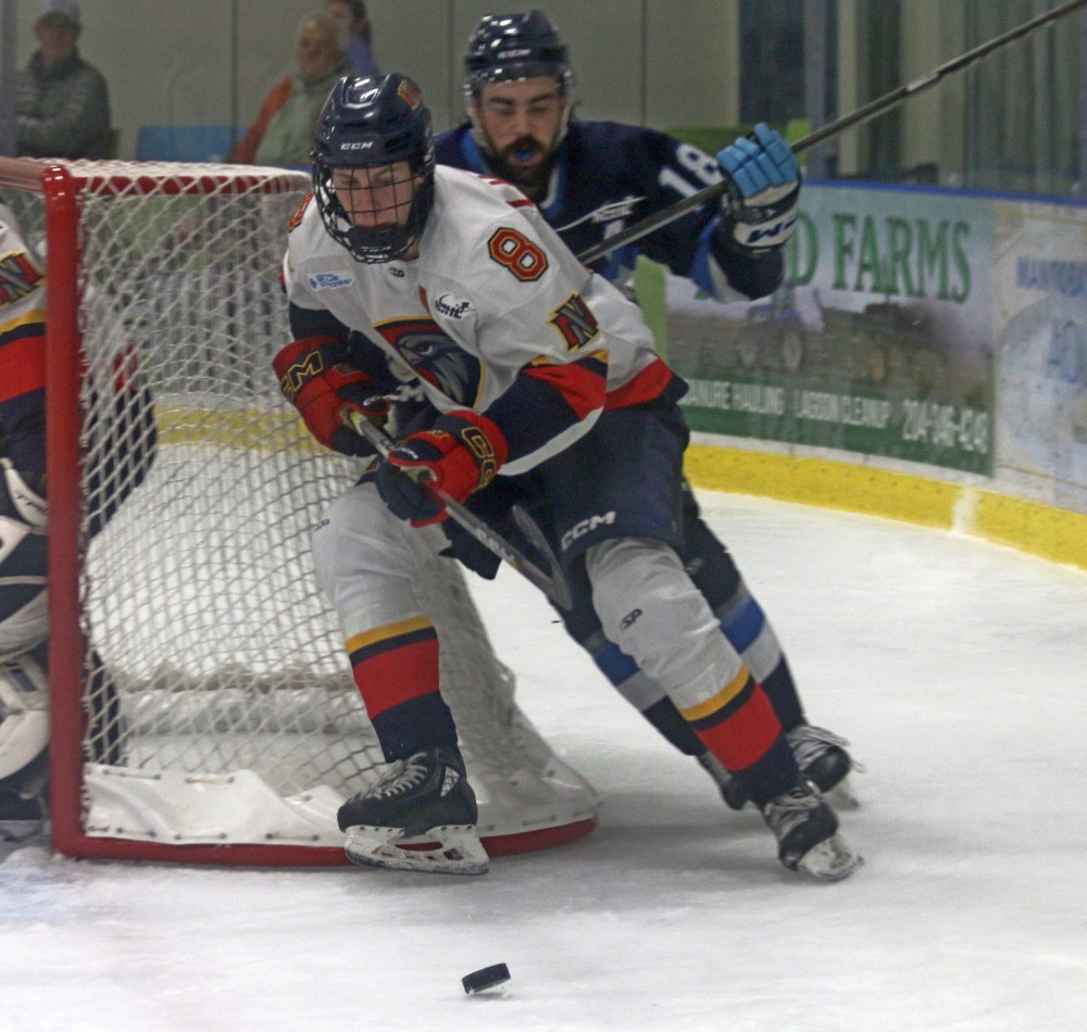 Steinbach defeated Niverville 2-0 in MJHL action Oct. 23. (Cassidy Dankochik The Carillon)