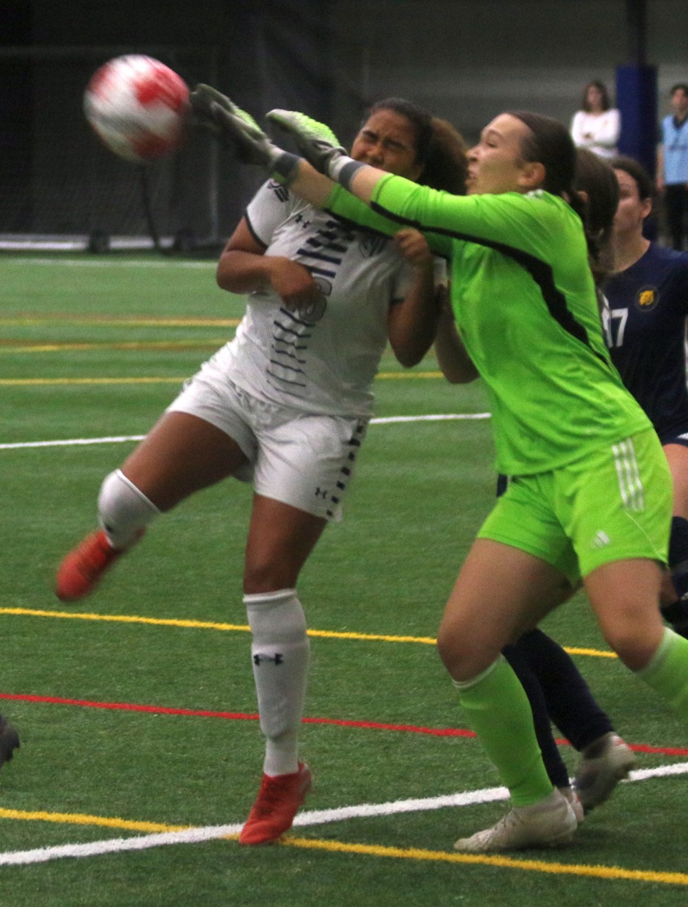 Providence dropped the MCAC women's soccer final 2-1 to Brandon University. (Cassidy Dankochik The Carillon)