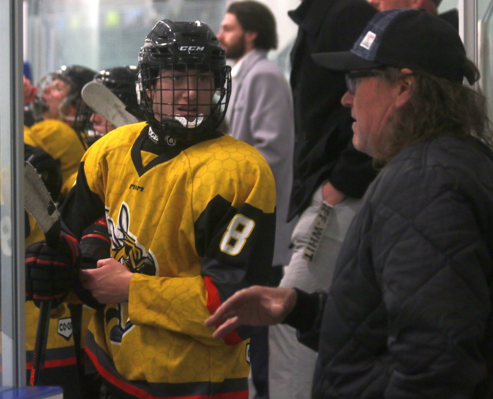 The HTJHL hosted their first showcase event in Niverville Oct. 20. All 10 teams in the league were in action during a single day. (Cassidy Dankochik The Carillon)