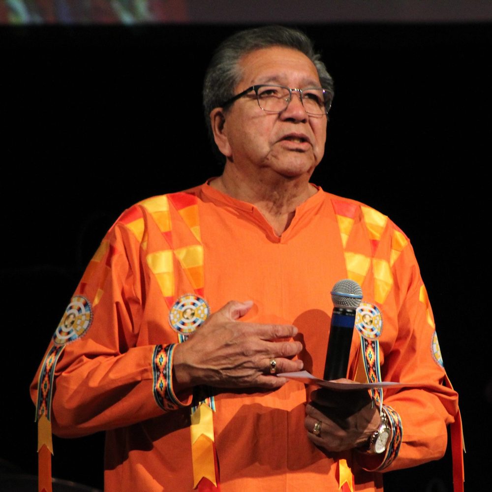 CHRIS GAREAU THE CARILLON
Grand Chief emeritus Wally McKay at a Truth and Reconciliation event in Niverville.