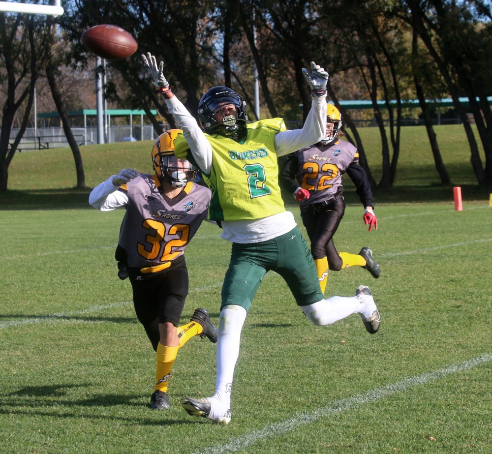 The SRSS junior varsity football team dropped their first game of the year when they hosted Miles Mac Oct. 15. (Cassidy Dankochik The Carillon)