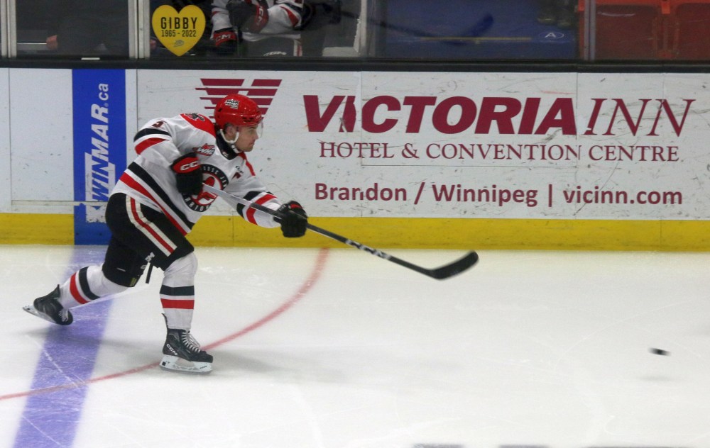 Dominion City's Denton Mateychuk will start the season with the AHL's Cleveland Monsters, after a strong showing at the Columbus Blue Jackets' training camp. The 20-year-old defenseman turned pro this year after a strong major junior career. (Cassidy Dankochik Carillon Archives)