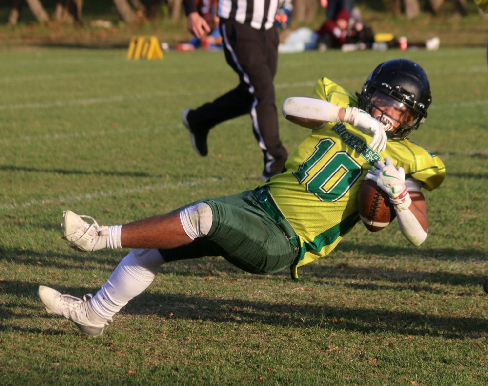 The SRSS junior varsity football team dropped their first game of the year when they hosted Miles Mac Oct. 15. (Cassidy Dankochik The Carillon)