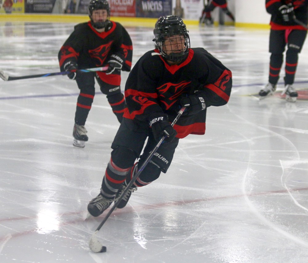 The Niverville Panthers bounced back from a debut loss in the Winnipeg High School Hockey League to win four straight, including against Windsor Park Nov. 6. (Cassidy Dankochik The Carillon)