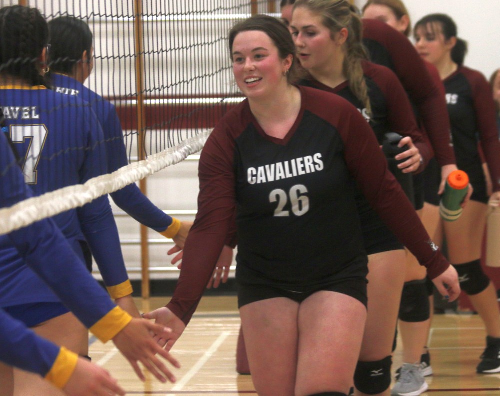 Pointe des Chenes defeated Wanipigow in the semi-finals of the Zone 13 A varsity girls championship Nov. 6 before falling to Real Berard in the final. (Cassidy Dankochik The Carillon)