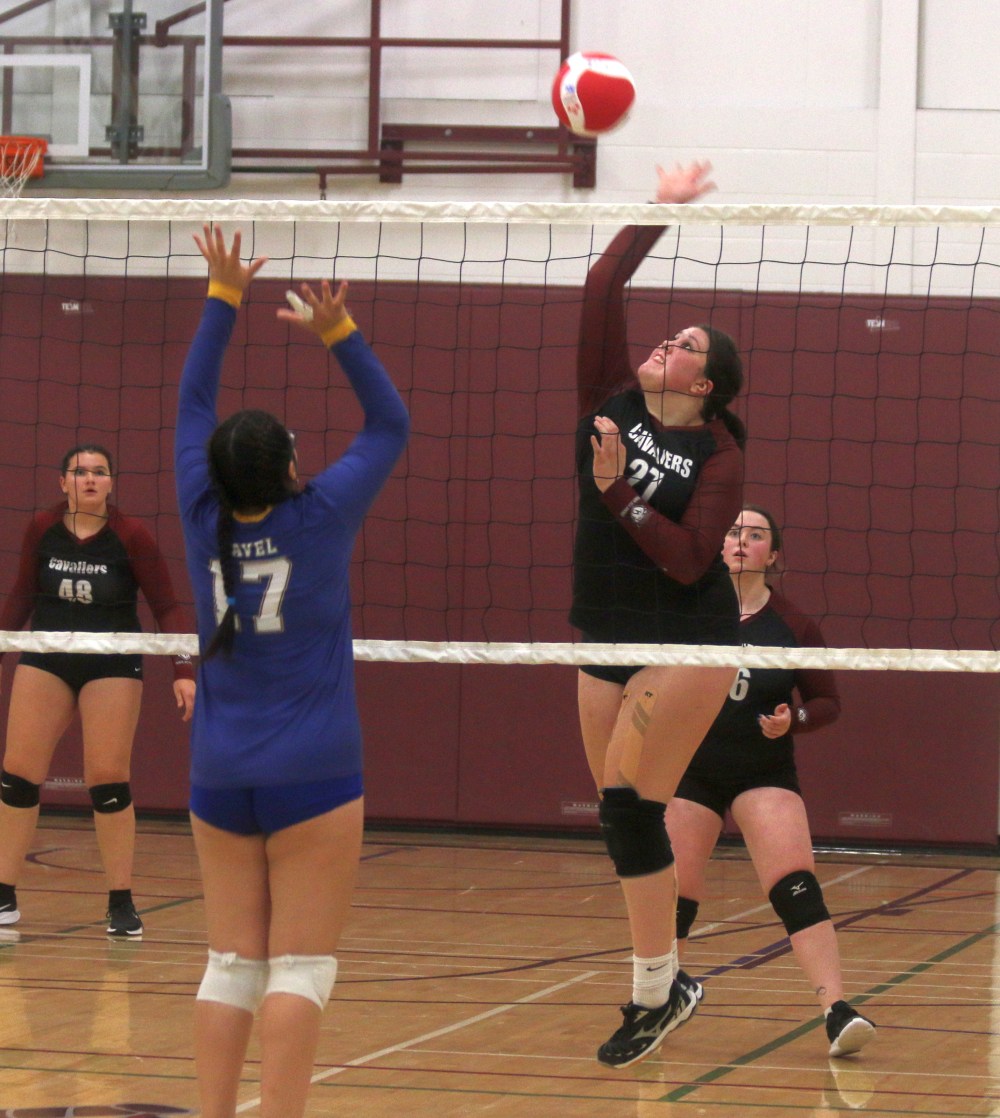 Pointe des Chenes defeated Wanipigow in the semi-finals of the Zone 13 A varsity girls championship Nov. 6 before falling to Real Berard in the final. (Cassidy Dankochik The Carillon)