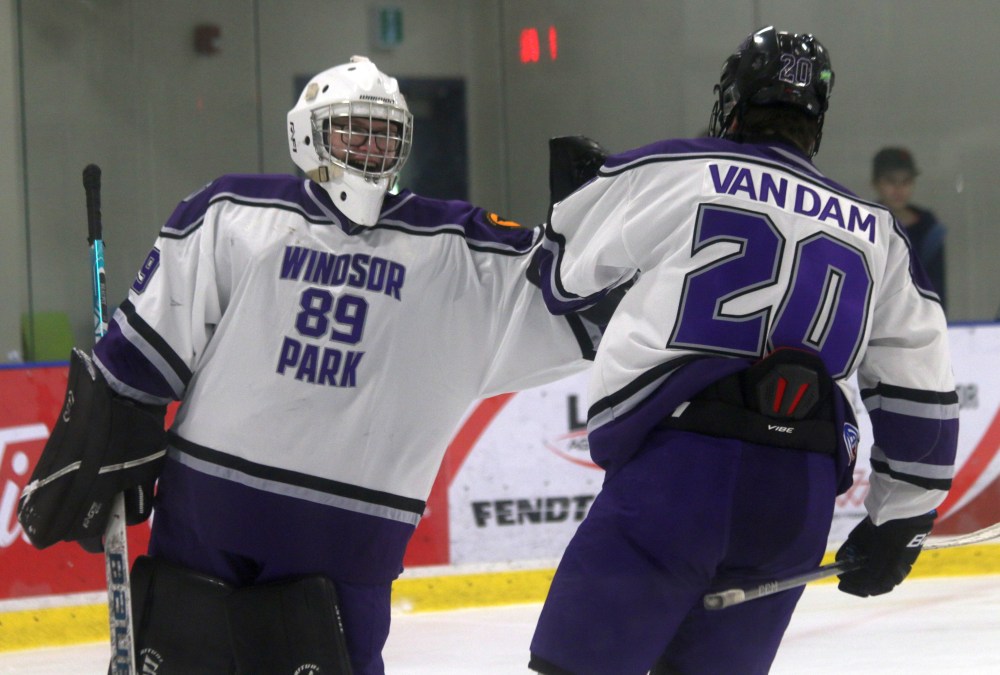 The Niverville Panthers bounced back from a debut loss in the Winnipeg High School Hockey League to win four straight, including against Windsor Park Nov. 6. (Cassidy Dankochik The Carillon)
