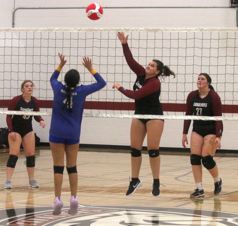 Pointe des Chenes defeated Wanipigow in the semi-finals of the Zone 13 A varsity girls championship Nov. 6 before falling to Real Berard in the final. (Cassidy Dankochik The Carillon)