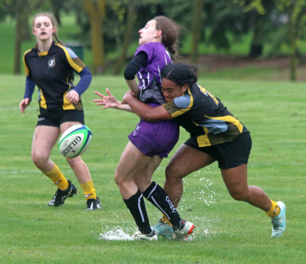 Elenoa Kaukirewa led the SRSS Sabres and the whole high school rugby 7s league in points, winning the Rugby Manitoba junior female athlete of the year. (Cassidy Dankochik Carillon Archives)