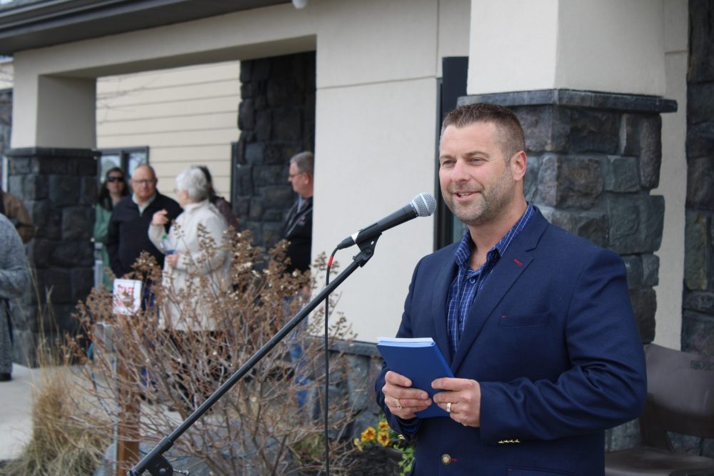 GREG VANDERMEULEN THE CARILLON
Adult & Teen Challenge president and CEO Daniel Emond pictured at the May, 2022 opening of the in-residence men’s campus in Steinbach.