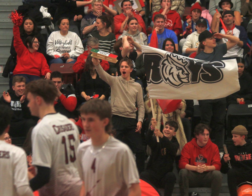Cassidy Dankochik The Carillon
Gab-Roy fans were in full throat with their support for Les Roys, but it wasn’t enough to power the AA school to a AAAA finals appearance.