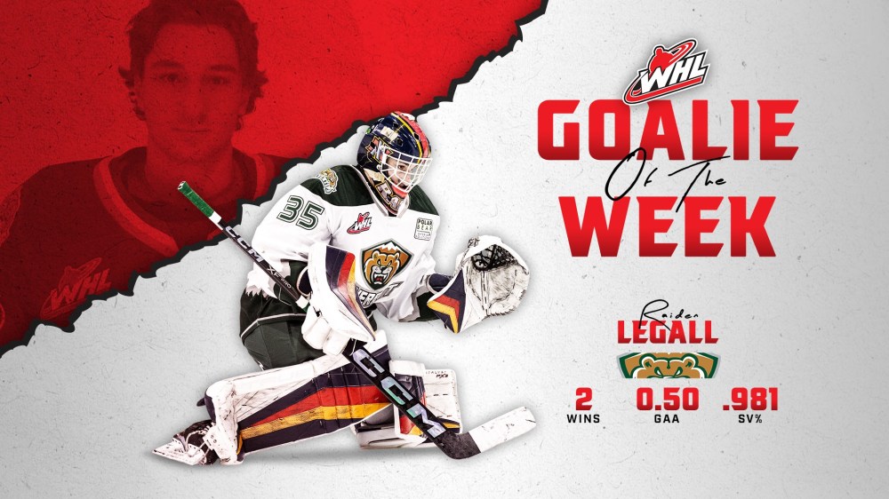 Raiden LeGall is still sporting his Niverville Nighthawks mask as he thrives with Everett in the WHL. (WHL)