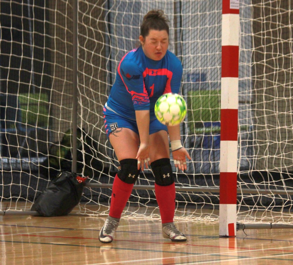 The MCAC women's futsal season kicked off in Niverville Jan. 18. (Cassidy Dankochik The Carillon)